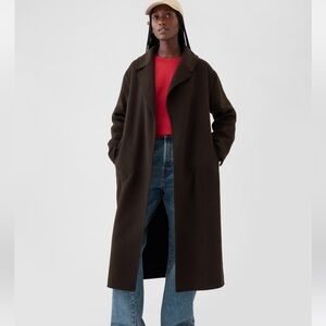 NWOT GAP BROWN WOOL COAT